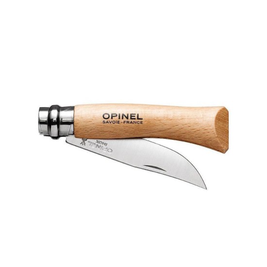 N°07 zsebkés, rozsdamentes acél, 8 cm, "Tradition Inox" - Opinel