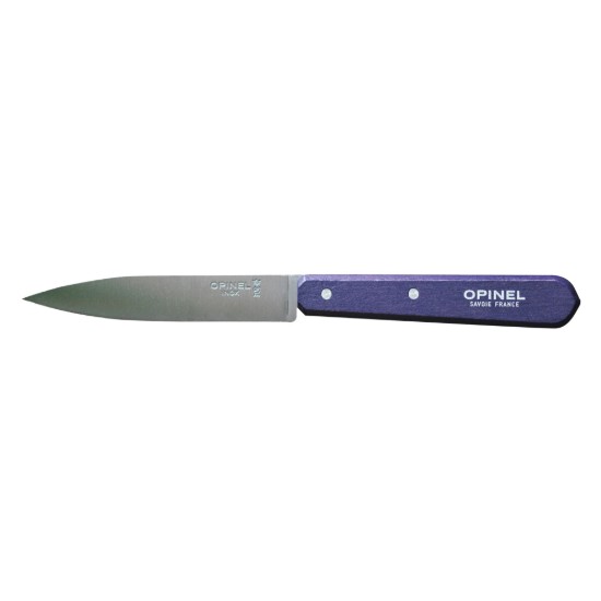 N°112 hámozó kés, rozsdamentes acél, 10 cm, "Les Essentiels", lila - Opinel
