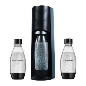Víz szénsavasító készülék, "Terra", 3 palackkal, fekete - SodaStream