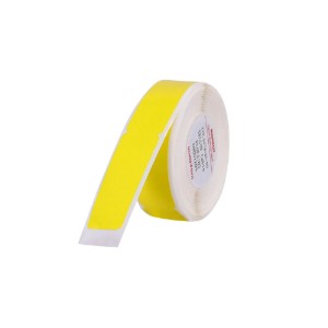 Kábelcímke tekercs, 12,5x74+35mm, 65 db/tekercs, Sárga - NIIMBOT