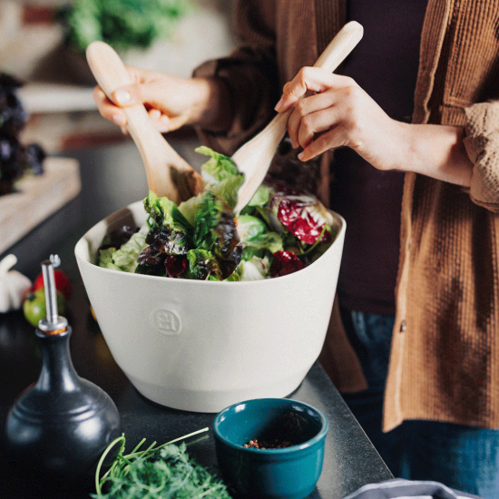 Salátatál, kerámia, 22 cm/3,7 L, Clay - Emile Henry