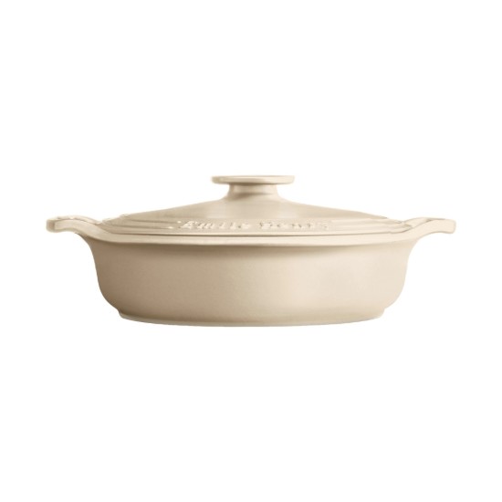 Braiser serpenyő, kerámia, 34 cm/3,2 L, "Sublime", Sand - Emile Henry