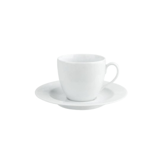 Teáscsésze és csészealj készlet "Gastronomi", porcelán, 190 ml, fehér - Porland