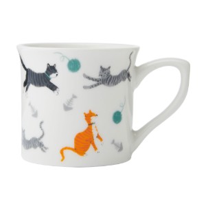 Porcelán bögre, 250 ml, Macska - Mikasa