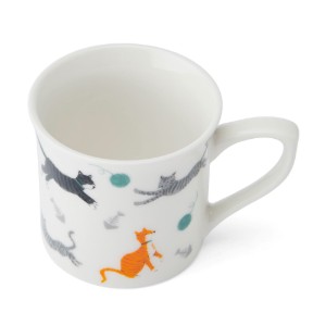 Porcelán bögre, 250 ml, Macska - Mikasa