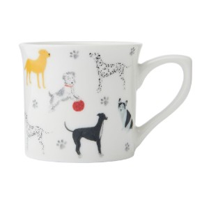 Porcelán bögre, 250 ml, Kutya - Mikasa