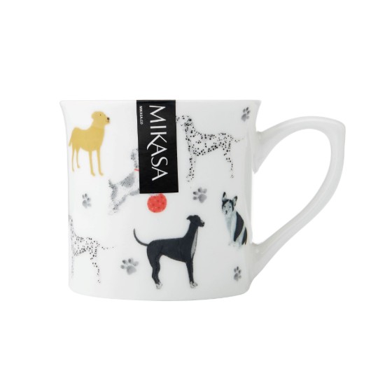 Porcelán bögre, 250 ml, Kutya - Mikasa