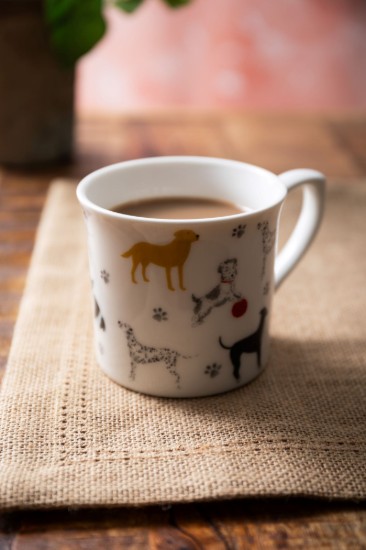 Porcelán bögre, 250 ml, Kutya - Mikasa