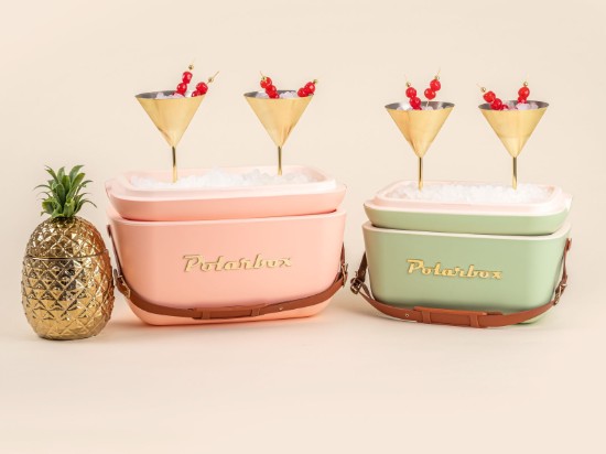 Hűtődoboz, 20 literes, , "Gold", Coral - Gold - Polarbox