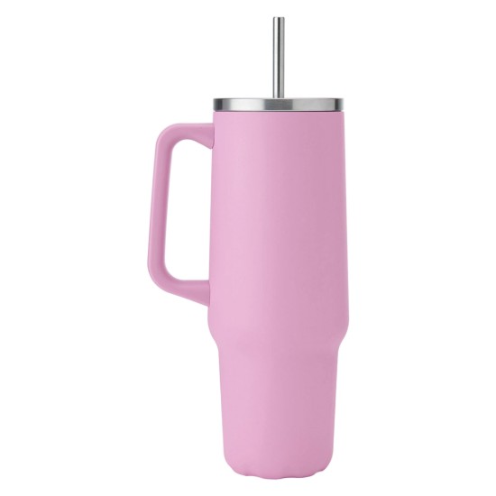 Hőszigetelt pohár, rozsdamentes acél, 1,1 L, Hydrangea Pink - S'well
