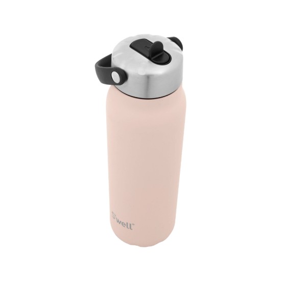 Termosz palack italokhoz, rozsdamentes acél, 700 ml, "Explorer Flip Straw", Himalayan Salt - S'well