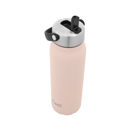 Termosz palack italokhoz, rozsdamentes acél, 700 ml, "Explorer Flip Straw", Himalayan Salt - S'well