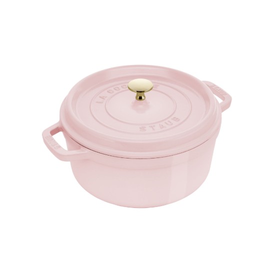Cocotte főzőedény, öntöttvas, 24cm/3.7L, Sorbet Rose - Staub