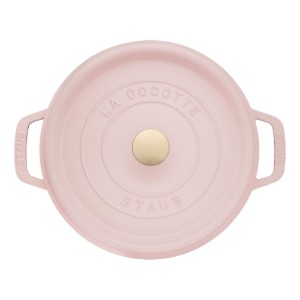 Cocotte főzőedény, öntöttvas, 24cm/3.7L, Sorbet Rose - Staub