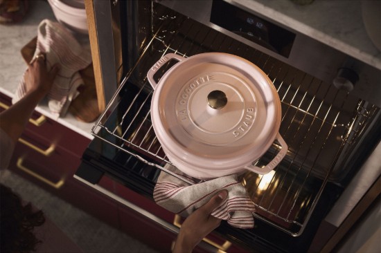 Cocotte főzőedény, öntöttvas, 24cm/3.7L, Sorbet Rose - Staub