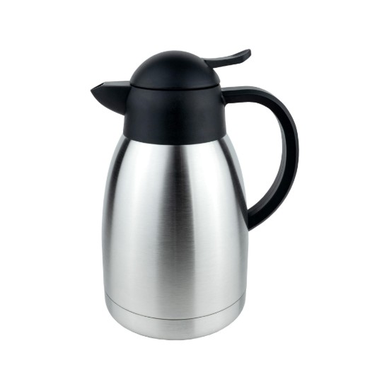 Hőszigetelő kancsó, rozsdamentes acél, 1,5L, "Pioneer", szatén - Grunwerg