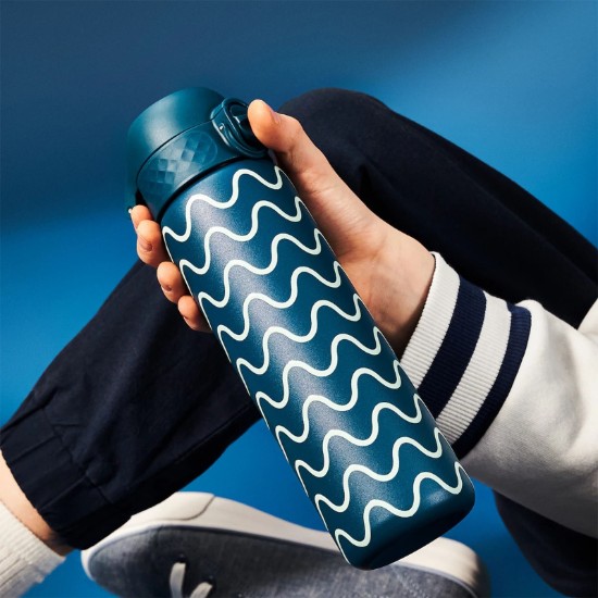 Slim vizes palack, rozsdamentes acél, 500 ml, Wave - Ion8