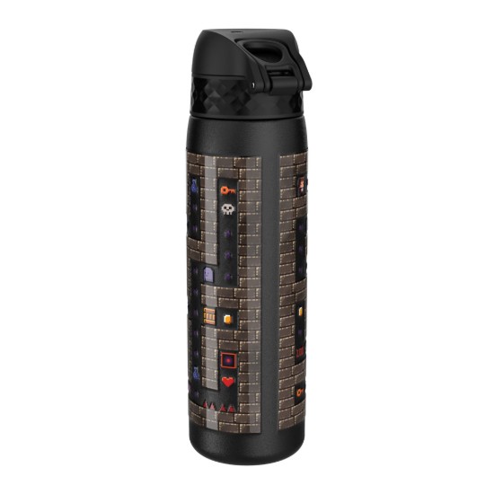 Slim vizes palack, rozsdamentes acél, 500ml, Gamer - Ion8