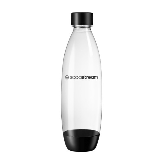 2 db "Fuse" szénsavas palack készlet, műanyag, 1L, fekete - SodaStream