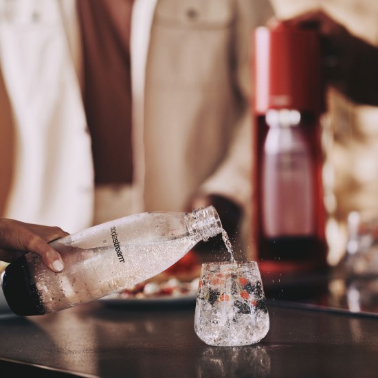 2 db "Fuse" szénsavas palack készlet, műanyag, 1L, fekete - SodaStream