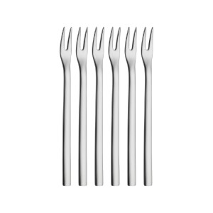6 darabos koktélvilla-készlet, rozsdamentes acél, 12,5 cm, "Nuova" - WMF