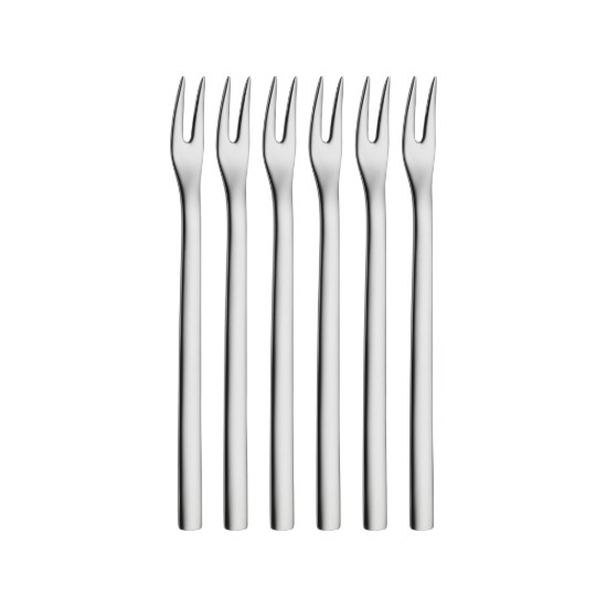 6 darabos koktélvilla-készlet, rozsdamentes acél, 12,5 cm, "Nuova" - WMF