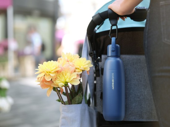 "Fizz&Go Cool" termosz, rozsdamentes acél, 0,9L, Storm - SodaStream