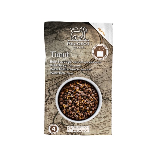 3 db vadpaprika tasak készlet, nepáli, 4x10g, "Timut" - Peugeot