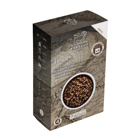 3 db vadpaprika tasak készlet, nepáli, 4x10g, "Timut" - Peugeot