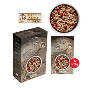 3 tasak halaknak való borskeverék készlet, 3x20g, "Mix" - Peugeot