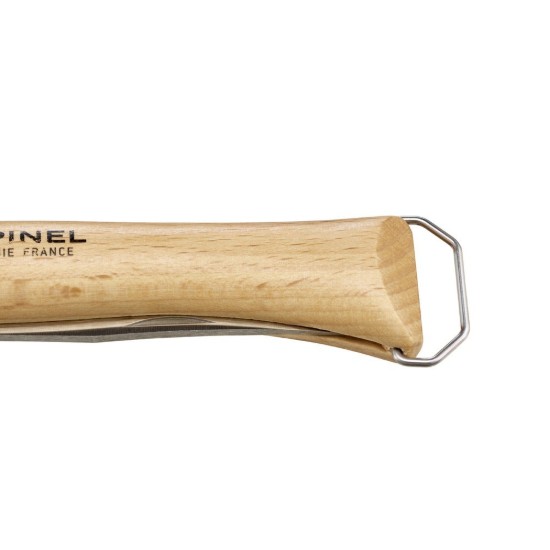 10-es számú zsebkés dugóhúzóval és tokkal, rozsdamentes acél, 10 cm - Opinel