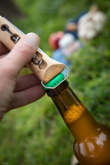 10-es számú zsebkés dugóhúzóval és tokkal, rozsdamentes acél, 10 cm - Opinel
