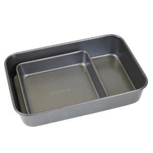 Kitchen Craft 2 db-os sütőlap készlet, szénacél, „MasterClass”