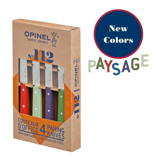 Késkészlet N°112, 4 db, "Les Essentiels", Paysage - Opinel