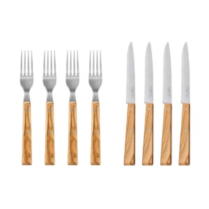 8 darabos evőeszközkészlet, rozsdamentes acél, "La Table au Soleil" - Opinel