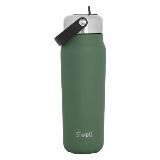 Termosz italos flakon, rozsdamentes acél, 700 ml, "Explorer Flip Straw", Jasper - S'well