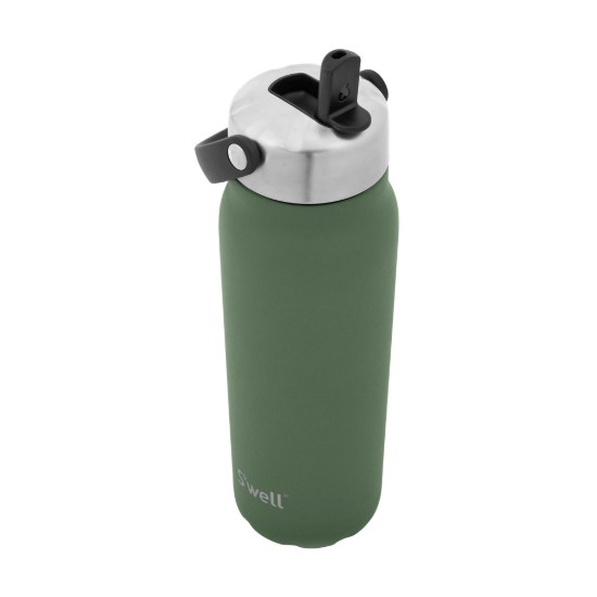 Termosz italos flakon, rozsdamentes acél, 700 ml, "Explorer Flip Straw", Jasper - S'well