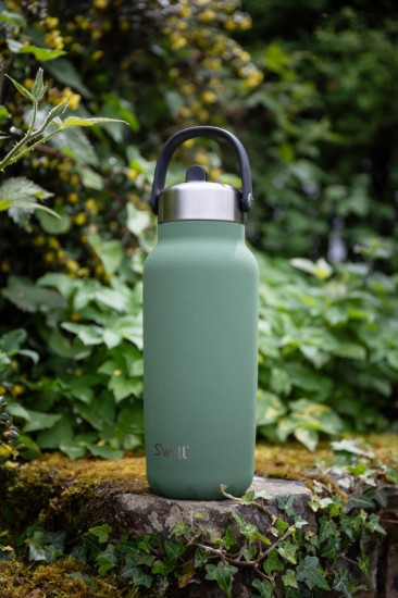 Termosz italos flakon, rozsdamentes acél, 700 ml, "Explorer Flip Straw", Jasper - S'well