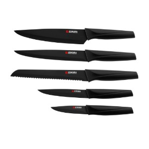 Zokura 6 darabos késkészlet, Black