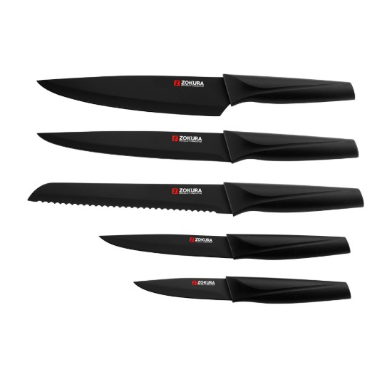 Zokura 6 darabos késkészlet, Black