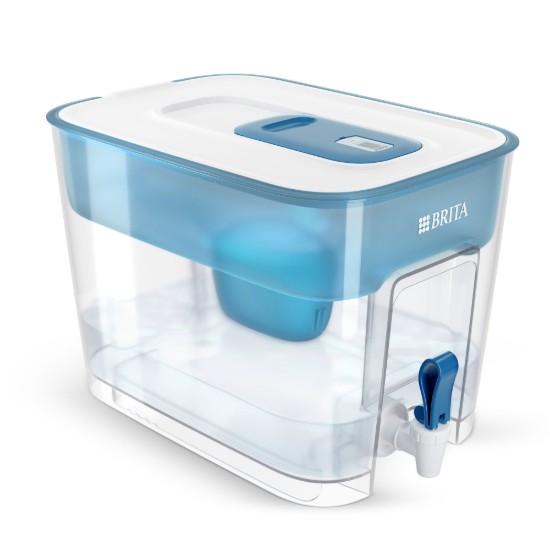 BRITA - Flow vízszűrő tartály  + 1db PP Maxtra Pro szűrő patron, 8,2 L (kék)