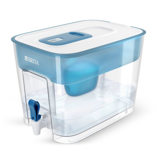 BRITA - Flow vízszűrő tartály  + 1db PP Maxtra Pro szűrő patron, 8,2 L (kék)