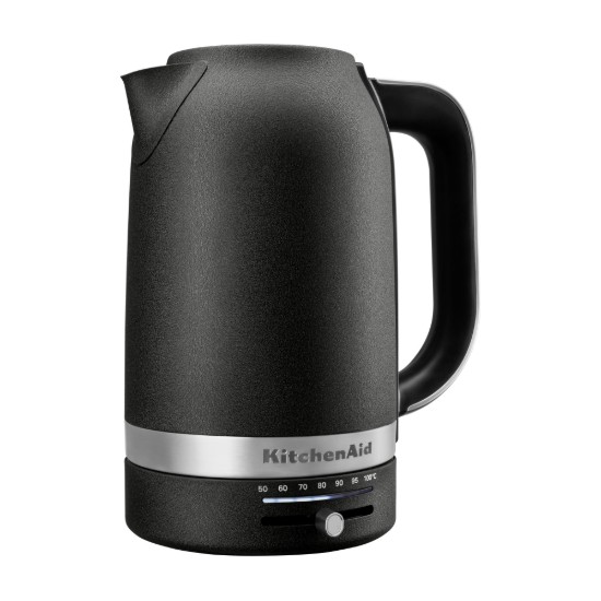 Változtatható hőmérsékletű elektromos vízforraló, 1,7 L, Cast Iron Black - KitchenAid