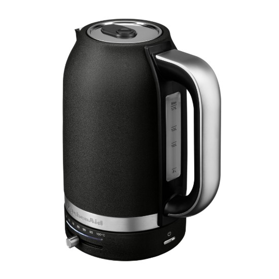 Változtatható hőmérsékletű elektromos vízforraló, 1,7 L, Cast Iron Black - KitchenAid
