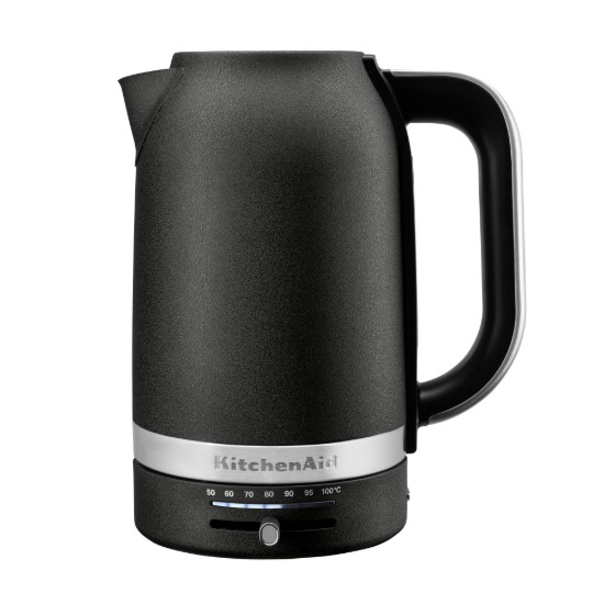 Változtatható hőmérsékletű elektromos vízforraló, 1,7 L, Cast Iron Black - KitchenAid
