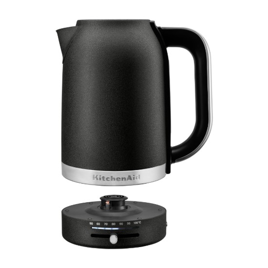 Változtatható hőmérsékletű elektromos vízforraló, 1,7 L, Cast Iron Black - KitchenAid