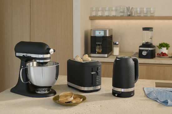 Változtatható hőmérsékletű elektromos vízforraló, 1,7 L, Cast Iron Black - KitchenAid