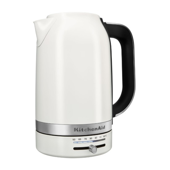 Változtatható hőmérsékletű elektromos vízforraló, 1,7 L, Porcelain White - KitchenAid