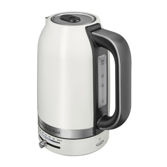 Változtatható hőmérsékletű elektromos vízforraló, 1,7 L, Porcelain White - KitchenAid