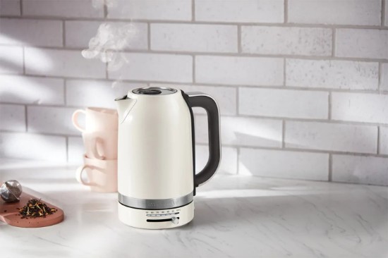 Változtatható hőmérsékletű elektromos vízforraló, 1,7 L, Porcelain White - KitchenAid